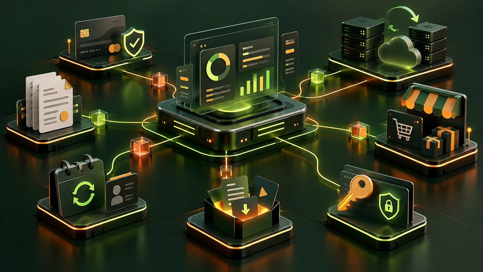 Managed Hosting and VPS visual by Alien Tech Services